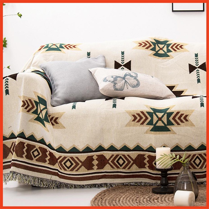 [Giảm giá sốc] Thảm picnic, khăn phủ sofa đa năng phong cách Bắc Âu