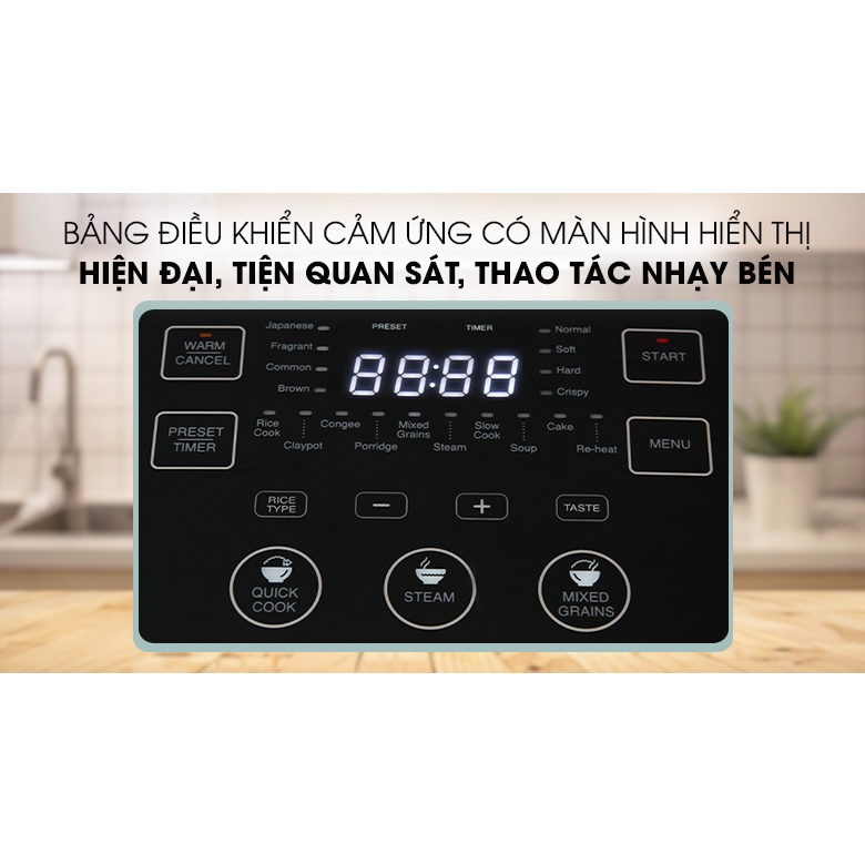 Nồi cơm cao tần Sharp KS-IH191V-RD 1.8 lít