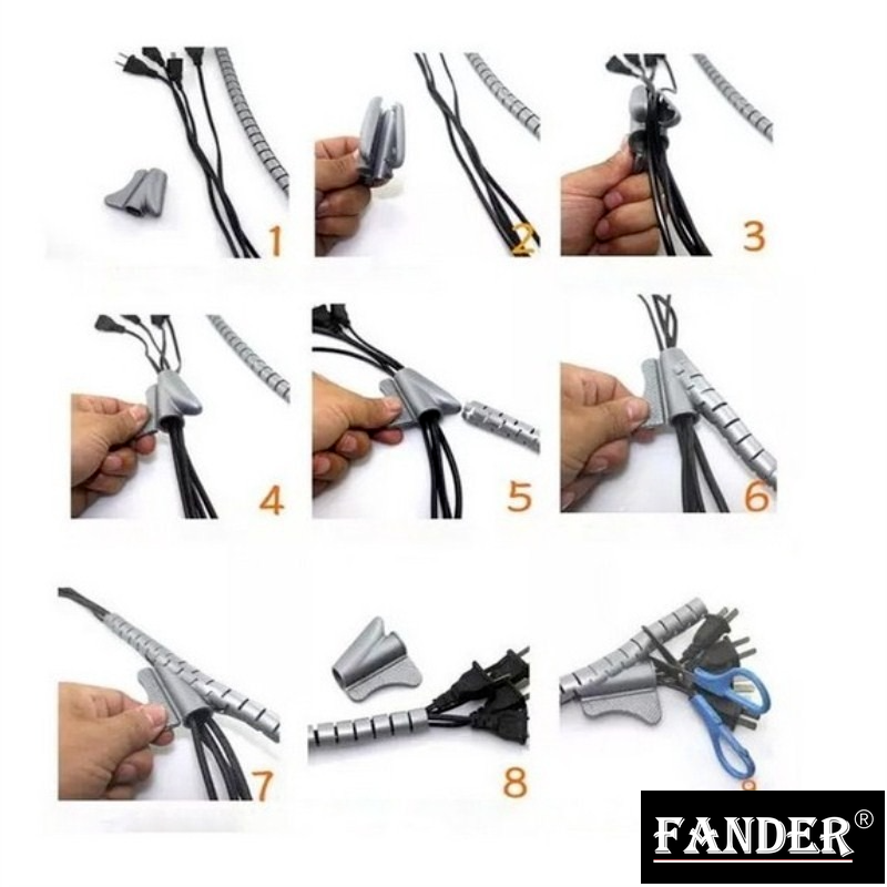 Vỏ Bọc Dây Cáp 22mm Linh Hoạt Tiện Dụng Cho tv / pc / Văn Phòng