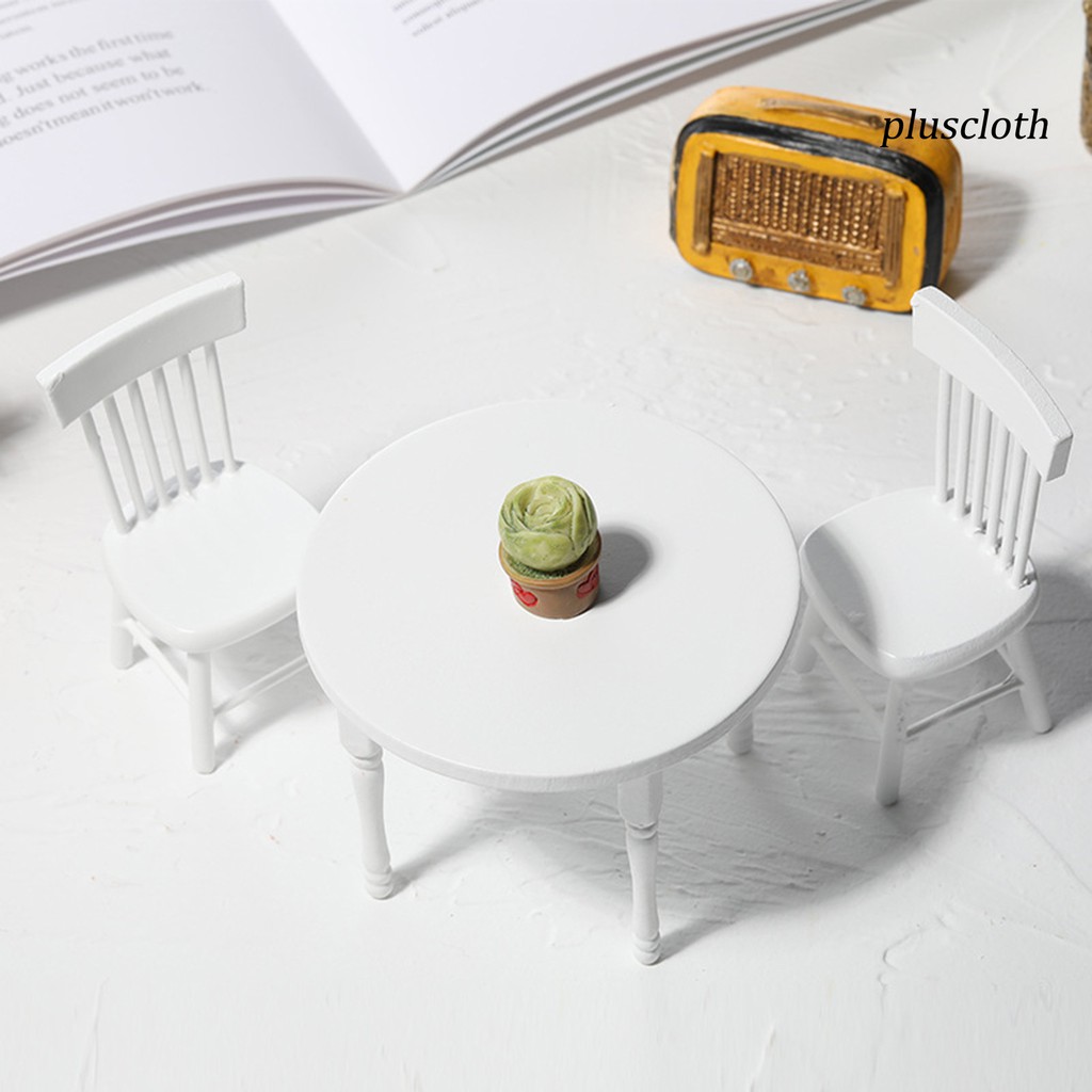 Bộ Bàn Ghế Đồ Chơi Trang Trí Nhà Búp Bê Tỉ Lệ 1 / 12