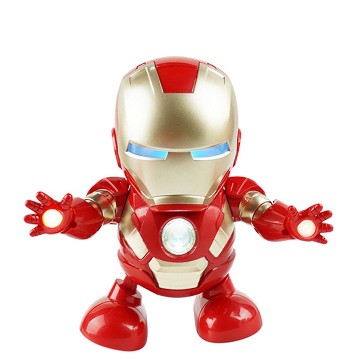 Đồ Chơi RoBot Iron Man - Người Sắt Nhảy Theo Nền Nhạc (Mở Được Mặt Nạ)  DB2730 [SHIP TOÀN QUỐC]