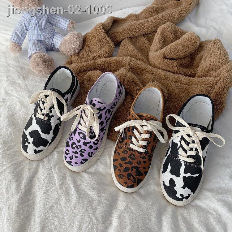 卍Giày thể thao đế bằng in họa tiết da báo thời trang năng động | BigBuy360 - bigbuy360.vn