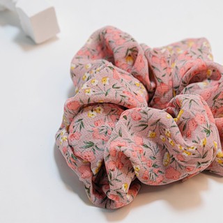 Dây buộc tóc, cột tóc scrunchies hoa nhí Mackey
