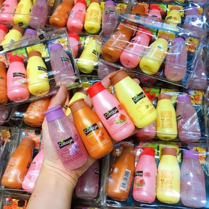 Set 2 Chai Sữa Tắm 𝗖𝗢𝗧𝗧𝗔𝗚𝗘 - Pháp (250ml x2) alohashop91