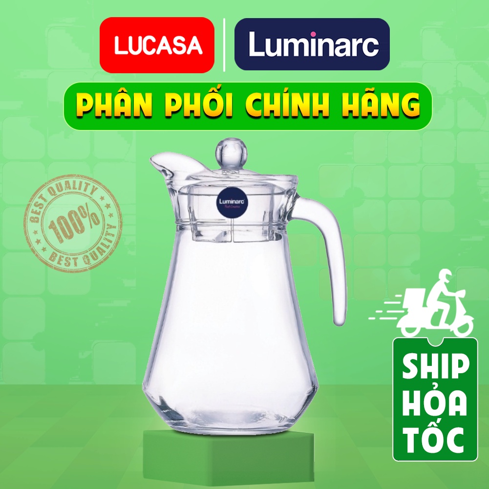 Bình Nước Thủy Tinh Luminarc 1L- LUBIG2635 | Phân Phối Chính Hãng