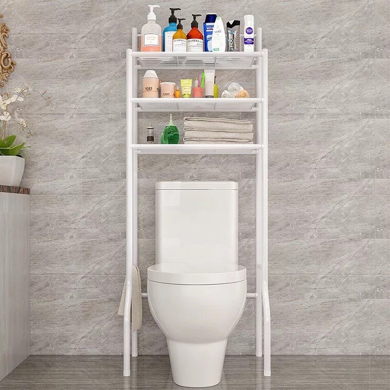 PVN7204 Kệ để sau toilet thông minh - kệ nhà tắm - kệ để đồ đa năng T2