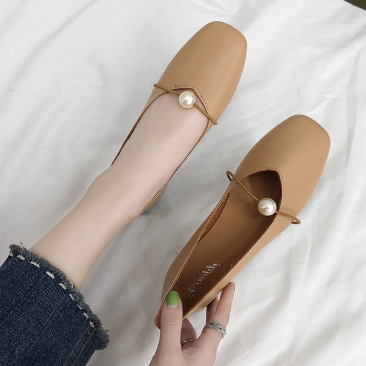 Giày bệt da nữ êm chân - GCG10 giày nữ | BigBuy360 - bigbuy360.vn