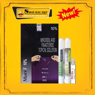  Combo Morr F10% Hỗ Trợ Mọc Tóc Hói Nhanh  + LCLT + RETINOL + PEO