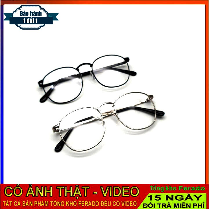 Gọng kính thời trang càng kim loại [CÓ VIDEO]