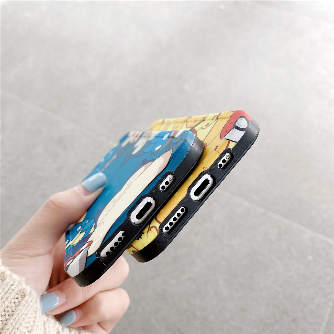 Ốp điện thoại nhựa mềm họa tiết hoạt hình Pokemon cho iPhone12 mini 11 PRO MAX 7/8plus SE2020 X/XS XR XSMAX | BigBuy360 - bigbuy360.vn