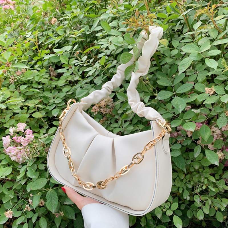 Túi xách tạo hình đám mây phối dây xích thời trang cho nữ IELGY