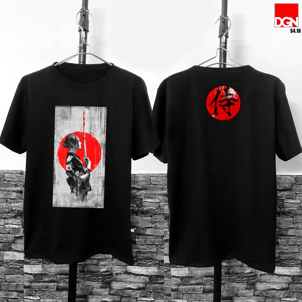 Áo thun đen SAMURAI.18