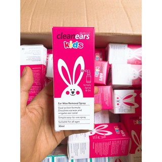 Xịt Tan Ráy Tai Clean Ears Kids 30ml Của Úc