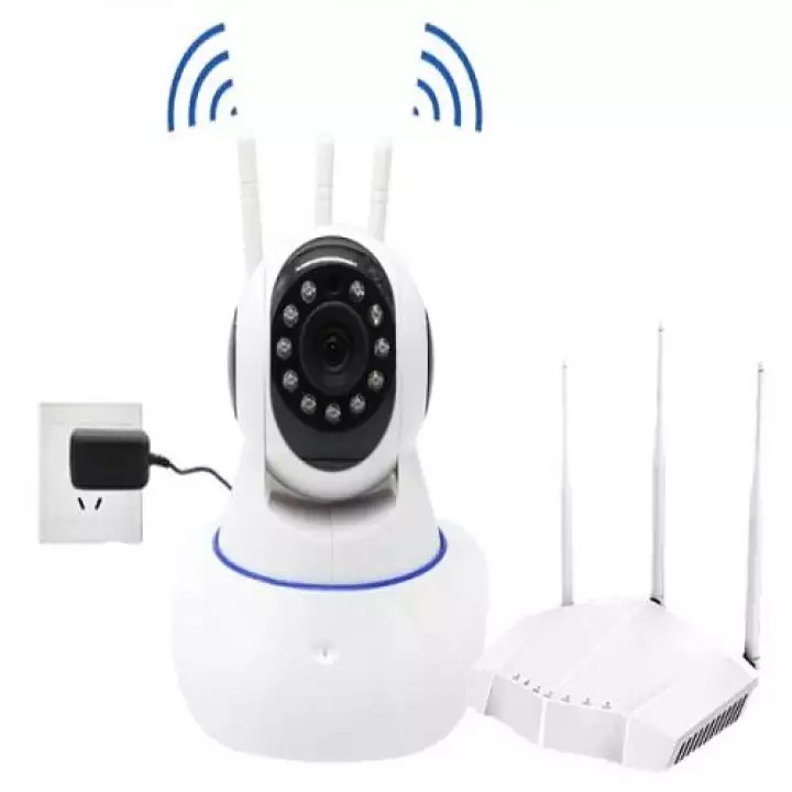 Camera YOOSEE WIFI IP XOAY 360 ĐỘ 3 RÂU 1080P NEW khe thẻ nhớ trên đầu camera | BigBuy360 - bigbuy360.vn