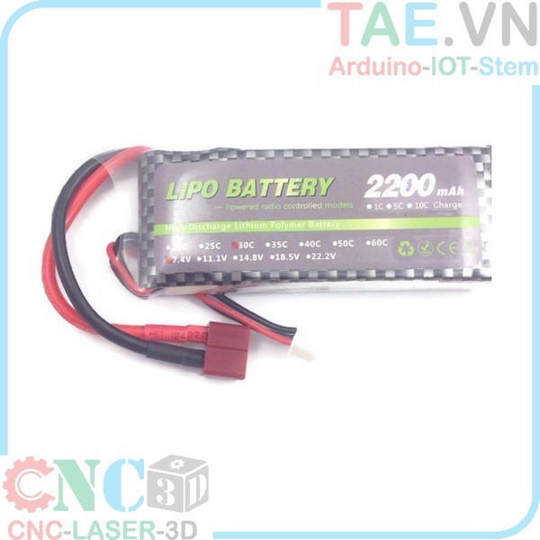 Pin Lipo 7.4V 2200mah 30C