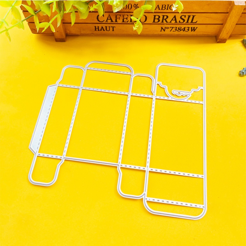 Khuôn Kim Loại Cắt Giấy 3D Dạng Treo Dùng Để Trang Trí Hộp Kẹo DIY