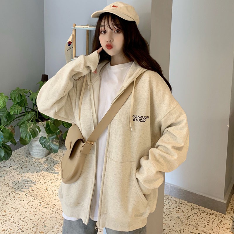 Áo khoác nữ ulzzang form dáng rộng Hàn Quốc