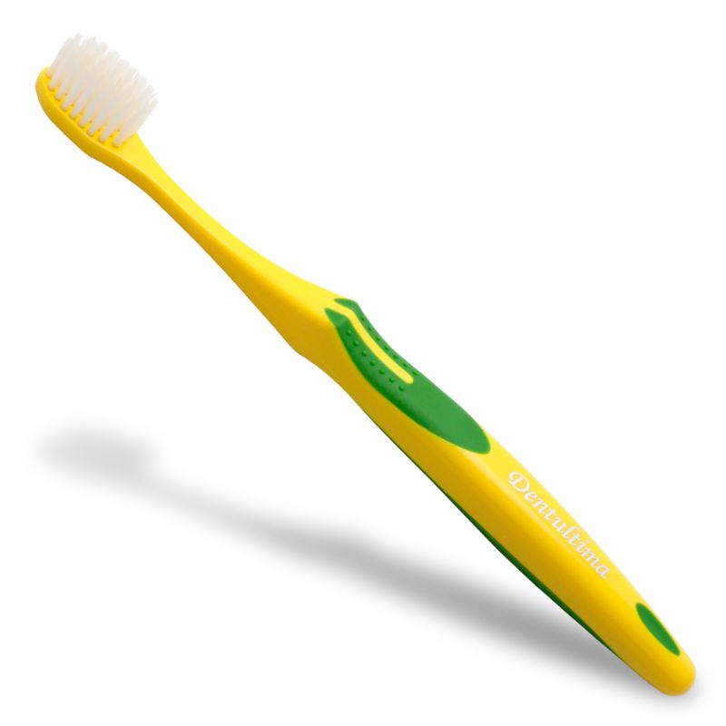 Bàn Chải Đánh Răng Độ Cứng Thông Thường Dentultina JR-TL-M Cán Nhựa  Màu Đỏ (1 Cây)