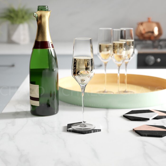 [Made in USA] Ly rượu vang thuỷ tinh Libbey Master's Reserve Prism 237ml ~ 473ml - 9332 - 9322 - 9323