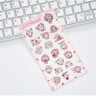 set 6 tấm sticker cute baby