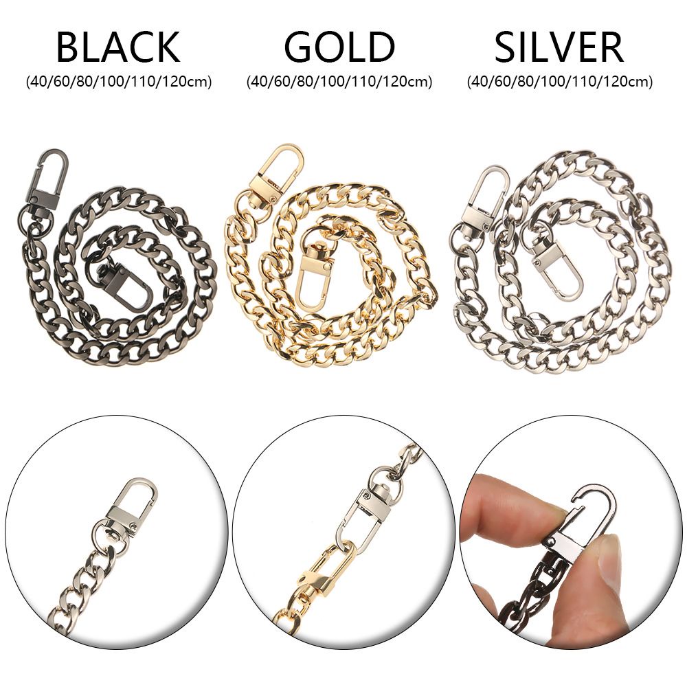 Dây đeo túi xách bằng nhôm siêu nhẹ nhiều màu tùy chọn cho nữ DIY