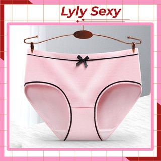 Quần lót nữ len tăm Lyly A04 quần lót nữ cotton siêu thoáng dễ thương