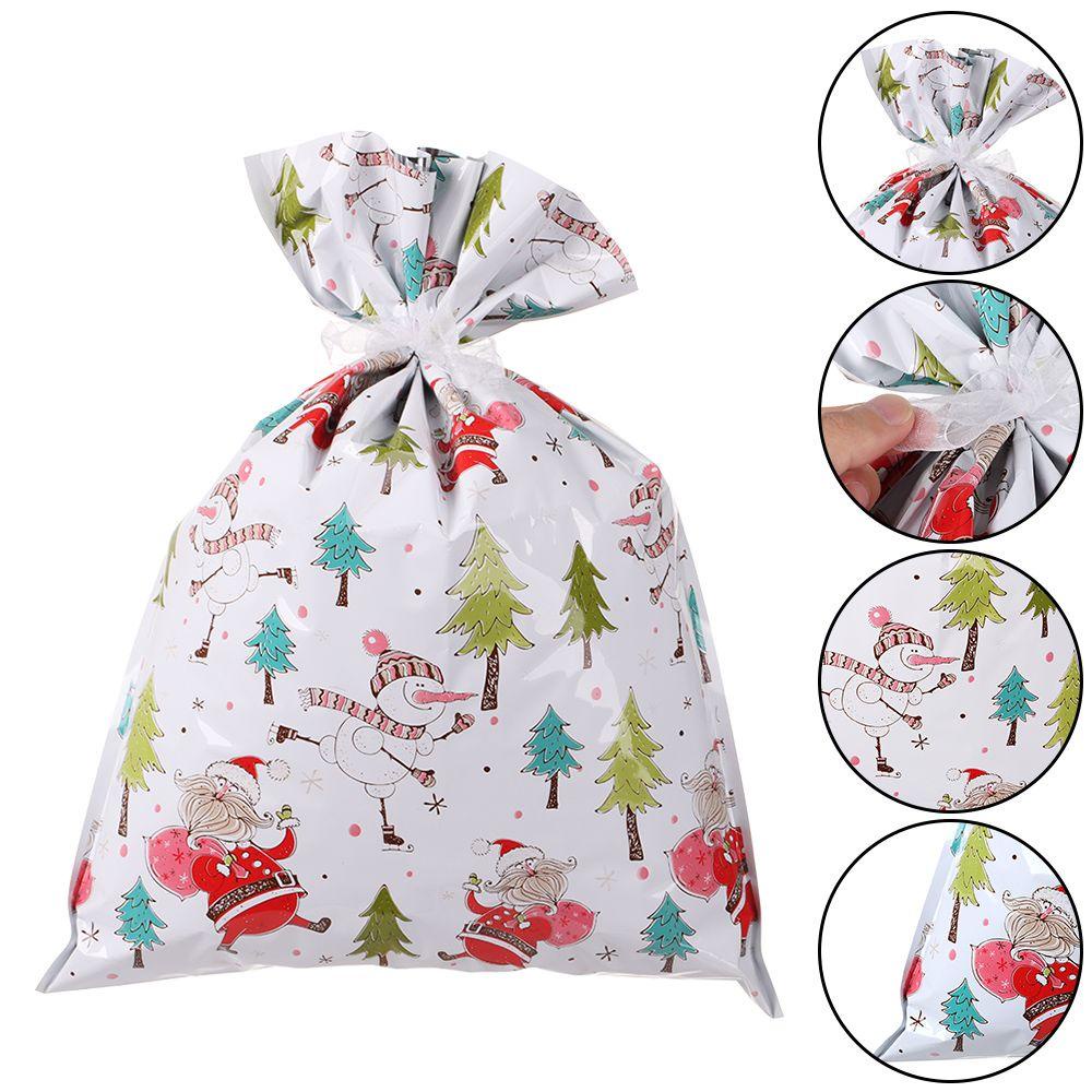 Set 1 / 5 Túi Giấy Đựng Kẹo Giáng Sinh Năm Mới