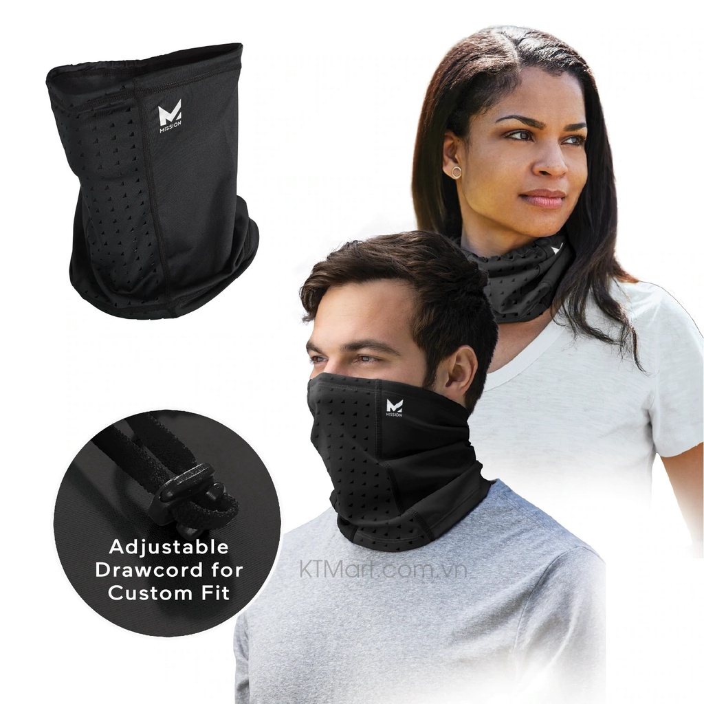 Khẩu trang kiêm khăn ống Mission All Season Adjustable Gaiters