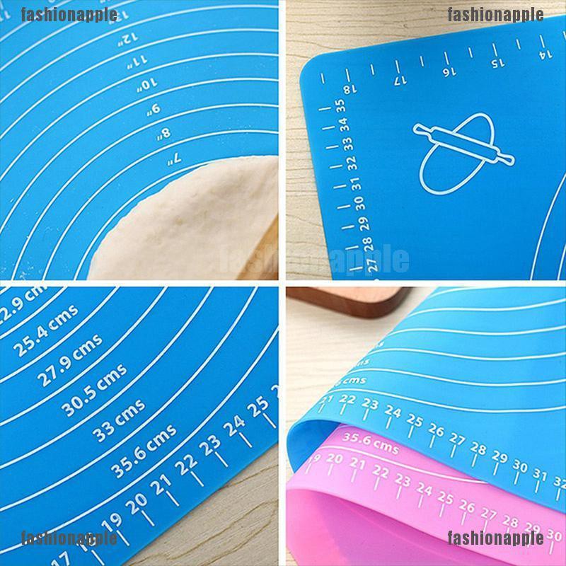 Thảm Silicone Nhào Bột Làm Bánh Không Dính Tiện Dụng