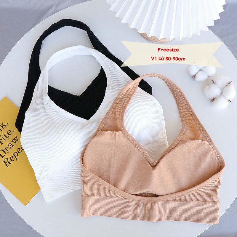 Áo bra cổ yếm, áo lót nữ hở lưng toàn phần siêu đẹp Havana FLA76