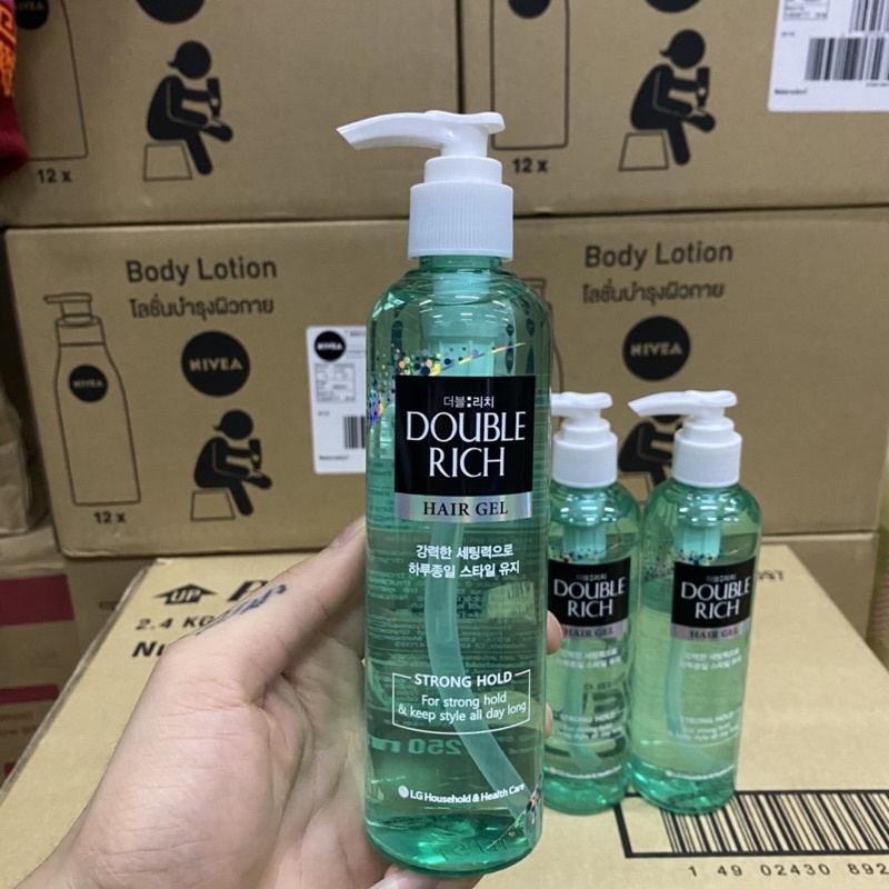 Gel tạo kiểu tóc Double Rich Hair Gel 250ml