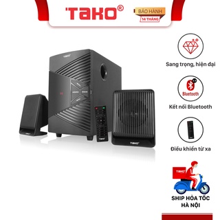 Loa bluetooth 2.1 tako w-990 để bàn, bass siêu trầm, có điều khiển. chính hãng tako, bh 14 tháng