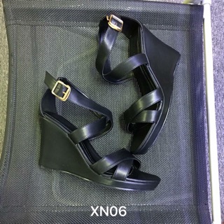 Giày cao gót sandal đế xuồng 7 phân
