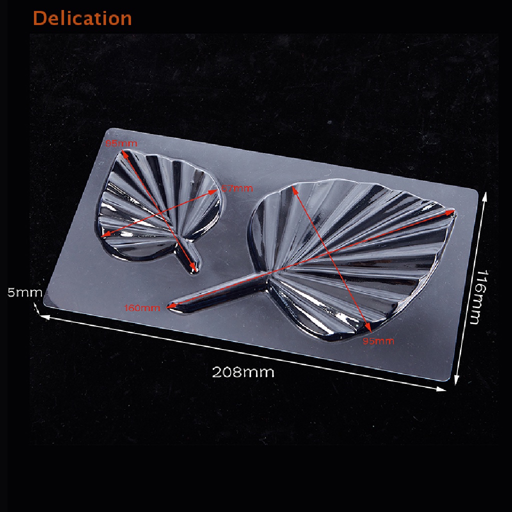 Khuôn Làm Bánh Kẹo / Sô Cô La / Kem / Kẹo Ngọt Hình Lá Cây 3D DIY