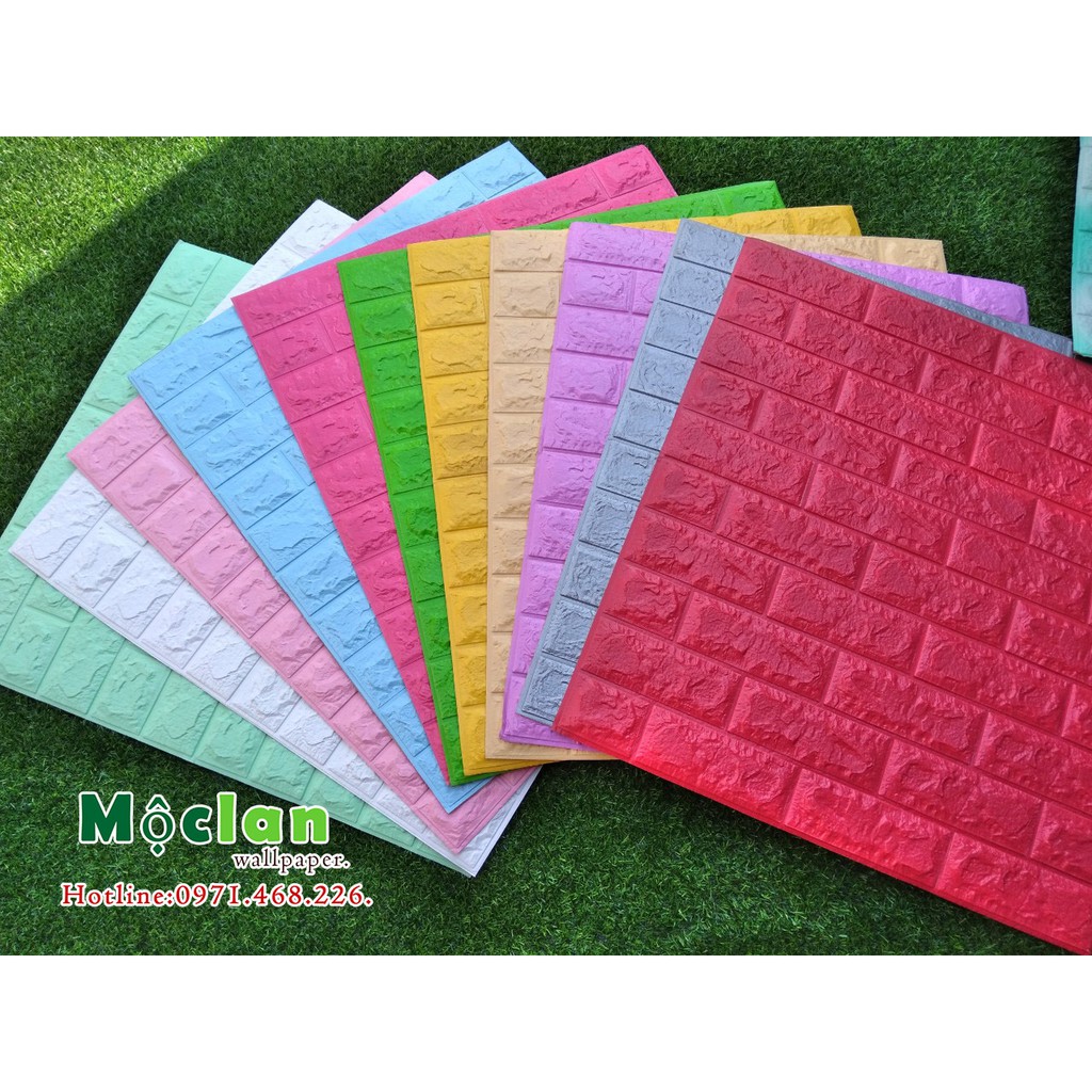 [BÌNH DƯƠNG] XỐP DÁN TƯỜNG 3D GIẢ GẠCH CAO CẤP -  9 MÀU | BigBuy360 - bigbuy360.vn