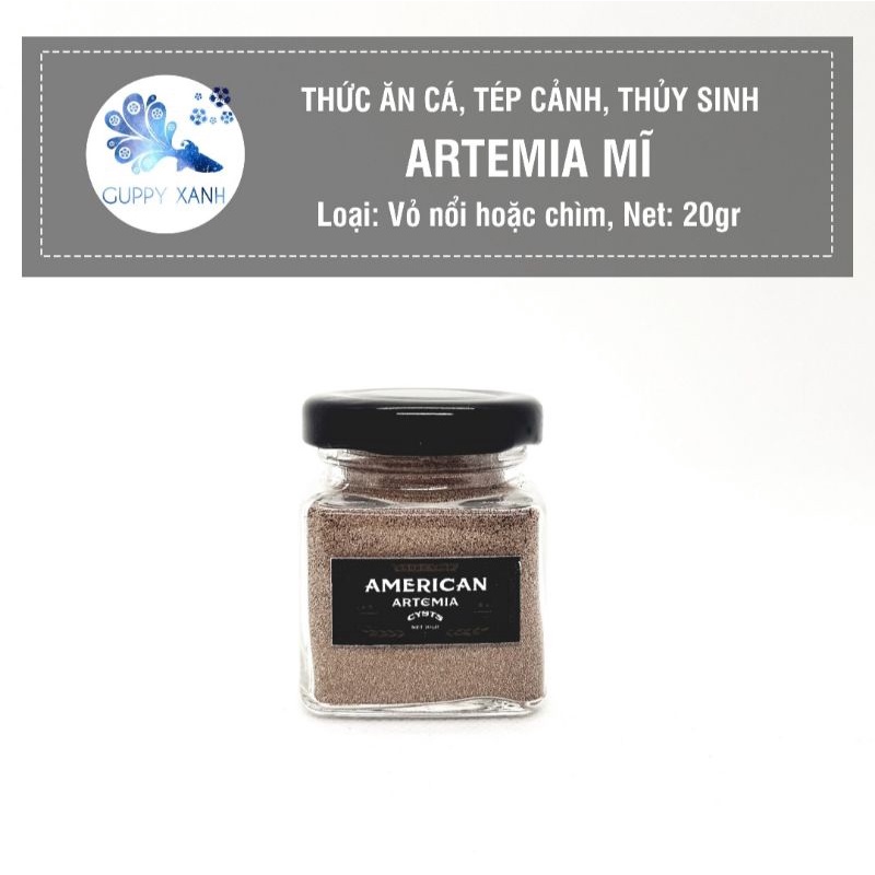 Artemia Mỹ chuyên cho cá con mới nở , betta bột, guppy - Thức ăn cá cảnh