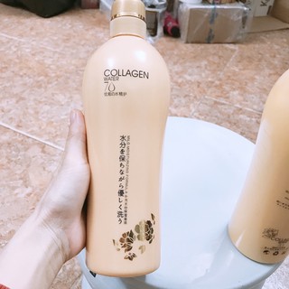 Cặp dầu gội collagen siêu mềm mượt