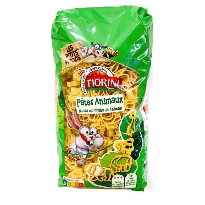 MÌ NUI FIORINI / Florini 500G CÁC LOẠI - PHÁP (nui chữ cái, nui sao, nui thú, mì sợi nhỏ)