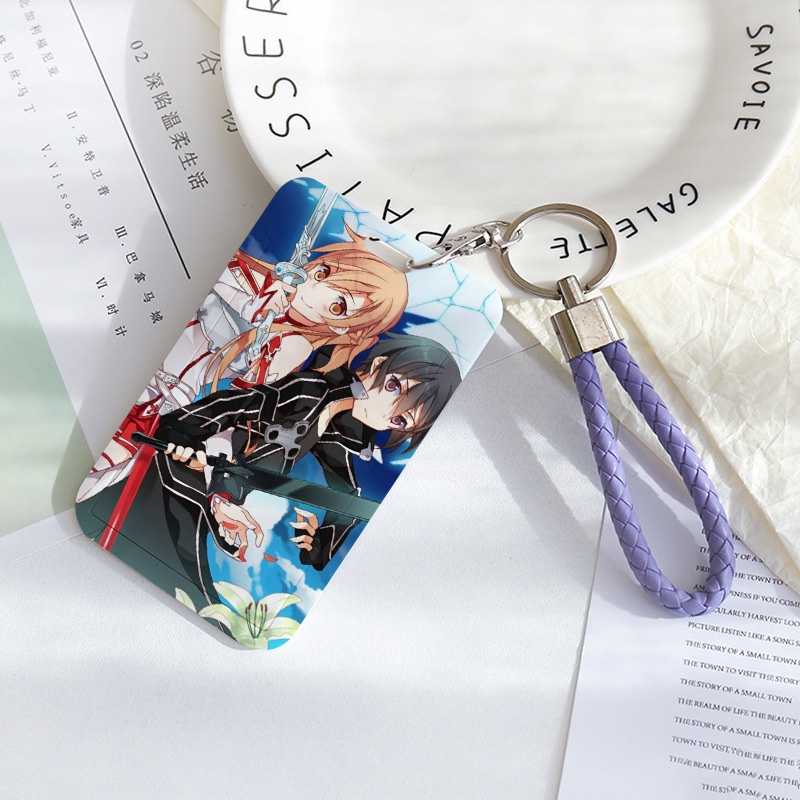Anime Tokyo Revenger, Attack on Titan, Jujutsu Kaisen, ONE PIECE,Demon Slayer,Genshin,My Hero Academia,Arknights,Sailor Moon, Honkai Impact,Captor Sa Lanyards Card HOLDER