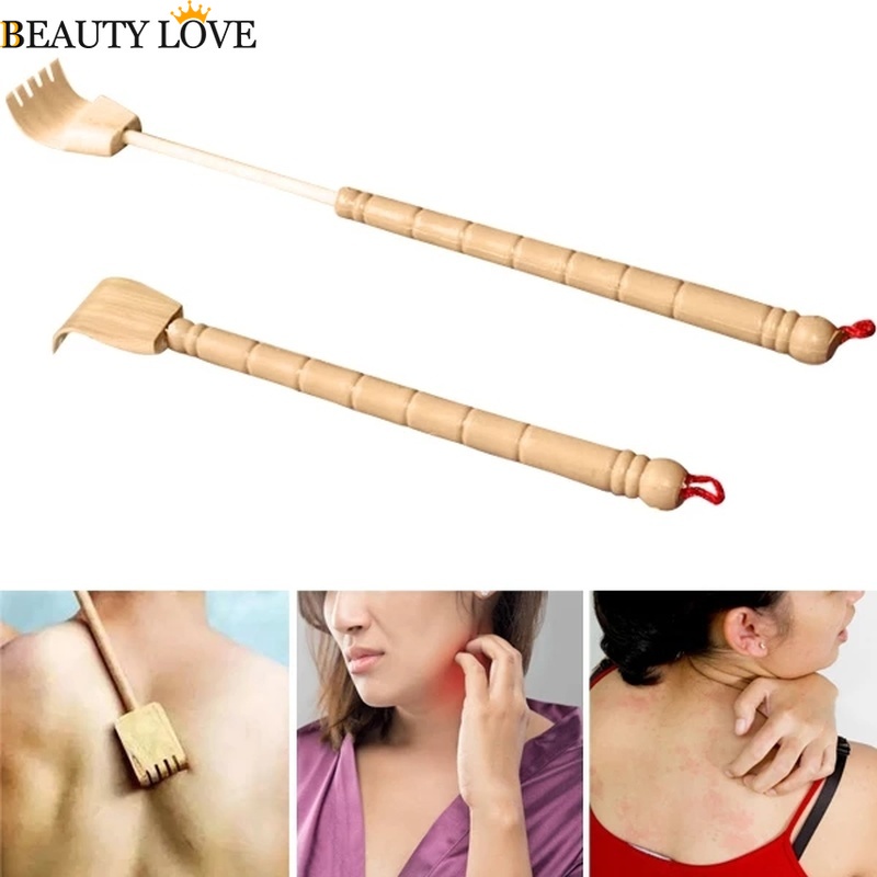 Cây Gãi Lưng / Cạo Xước Bằng Gỗ Bền Bỉ Có Thể Kéo Dài