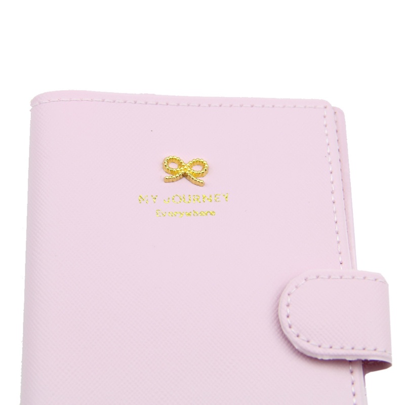 Ví Da PU Bảo Vệ Hộ Chiếu Họa Tiết Nơ YOUYO Mới