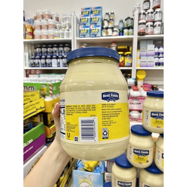 MAYONNAISE BEST FOOD Mỹ 1.9l TRỨ DANH, NHÃN HIỆU SỐ 1 ĐƯỢC CÁC BÀ NỘI TRỢ MỸ TIN DÙNG 😋