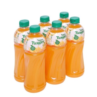 Lốc 6 Chai Nước Cam Ép Tropicana Twister 455ml