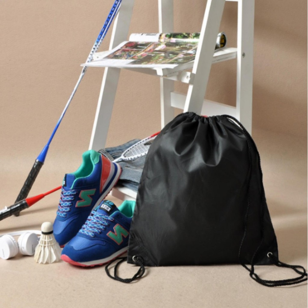 Túi giày thể thao tiện ích, chống thấm nước, màu đen