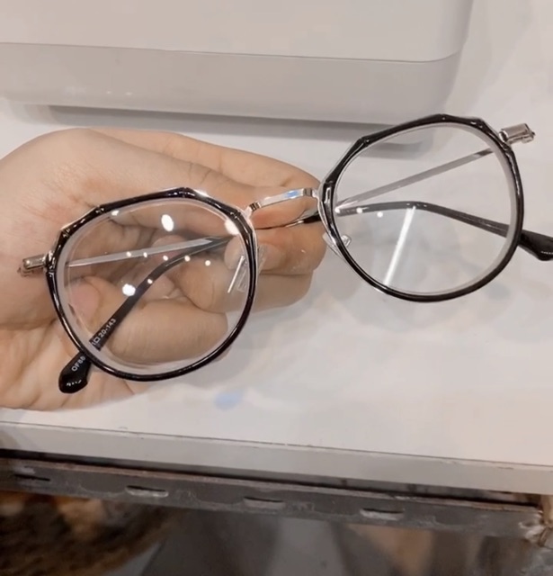 👓 Gọng kính viền nhựa lõi kim loại thời trang hot nhất nam nữ 8854