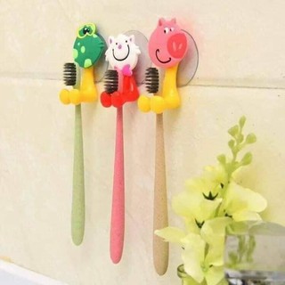 Móc Hít Tường Treo Bàn Chải, Treo Đồ Hình Thú Cute