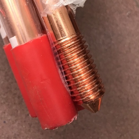 cọc tiếp địa mạ đồng Ấn Độ d14 dài 2,4m