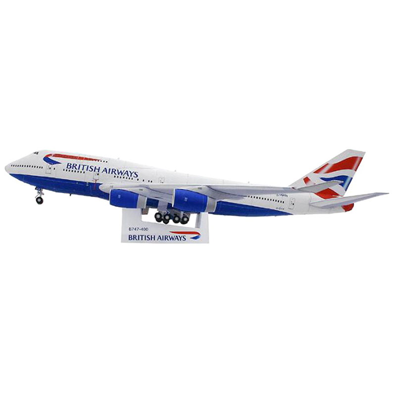Mô Hình Máy Bay Boeing 747 3d Tỉ Lệ 1: 144