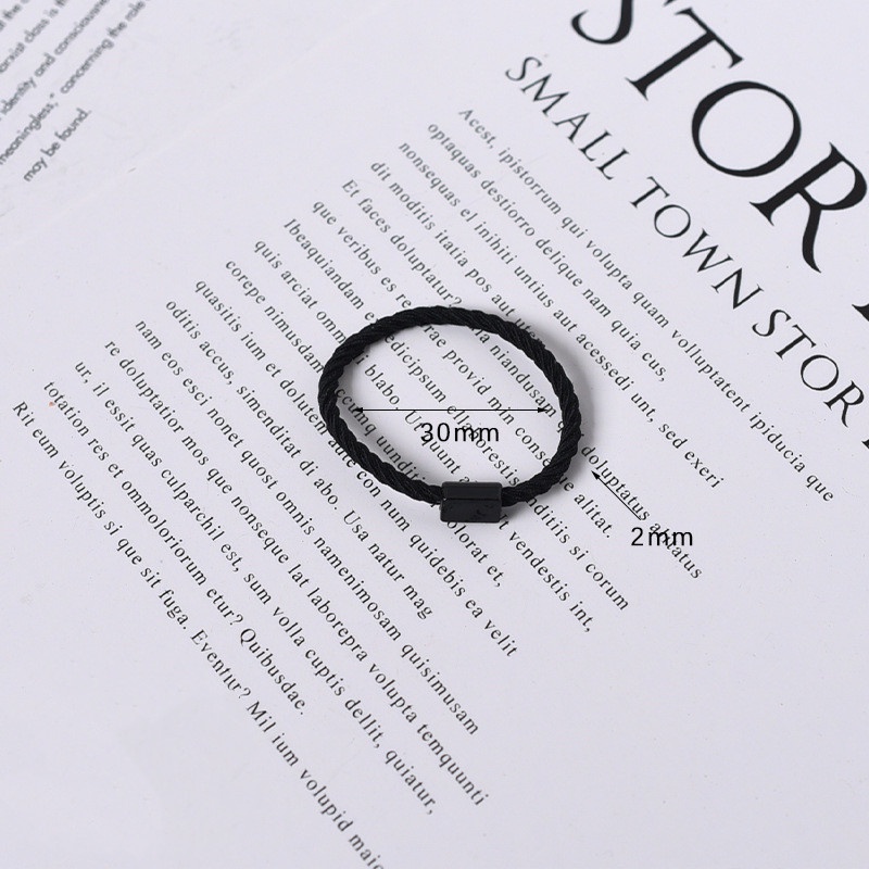 Dây Buộc Tóc Cao Su Co Giãn Họa Tiết Hoạt Hình Dễ Thương Cho Bé