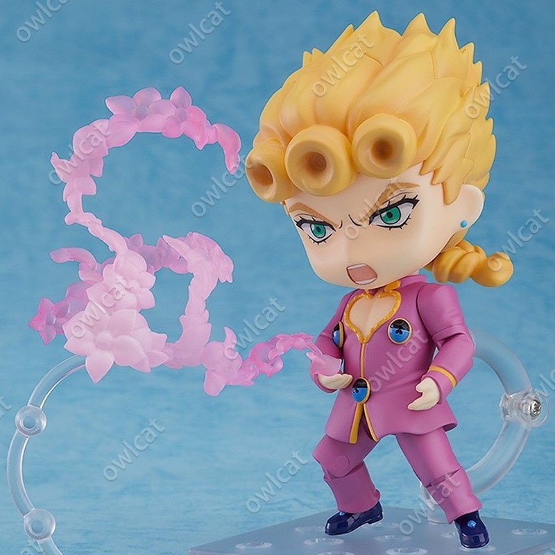 Figure JoJo's Bizarre Adventure Giorno Giovanna  Golden Wind 10cm Action Figure Gold Experience Requiem Nendoroid